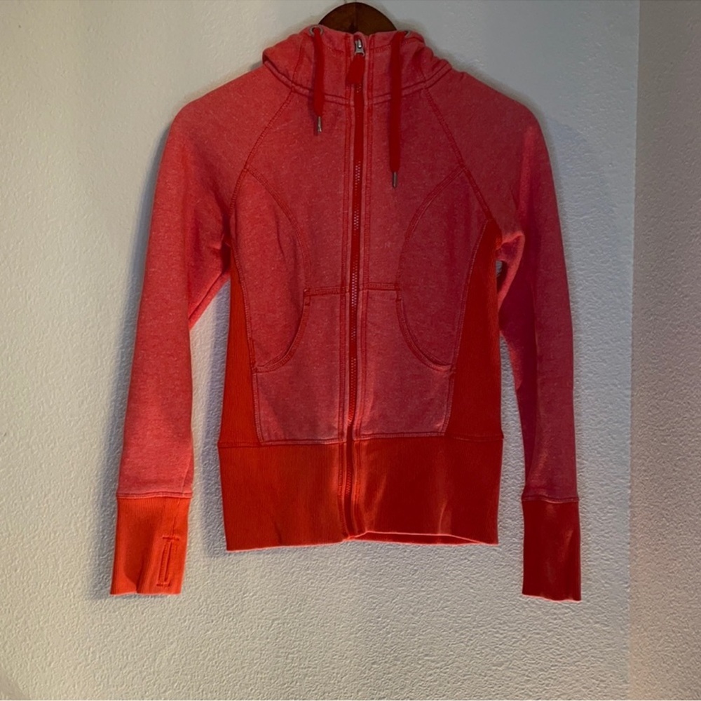 Zella full zip hoodie with thumb holes